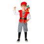 My Other Me Disfraz Pirata Caribeño Rojo Talla 3-4 Y
