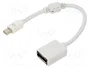DeLOCK 65427 Cable adaptador mini DisplayPort a DisplayPort blanco de 0,21 m