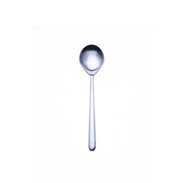 Mepra Cuchara de mesa Linea Ice en Acero Inoxidable 18/10 con acabado satinado para cubertería (Set de 12)