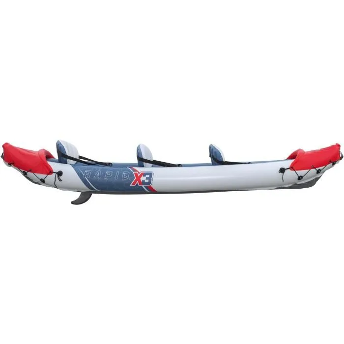 Bestway Kayak Hinchable Rapid X3 Hydro-Force 65132, 381x100 cm, 3 Personas/250 kg, Incluye 2 Remos y Bomba Bestway Kayak Hinchable Rapid X3 Hydro-Force 65132, 381x100 cm, 3 Personas/250 kg, Incluye 2 Remos y Bomba