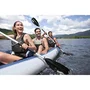 Bestway Kayak Hinchable Rapid X3 Hydro-Force 65132, 381x100 cm, 3 Personas/250 kg, Incluye 2 Remos y Bomba