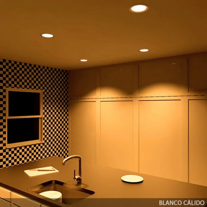 Foco Downlight LED 18W 1516Lm 2700K IP65 Baños/Cocinas 50.000H [SL-DLFS06-18W-WW]
