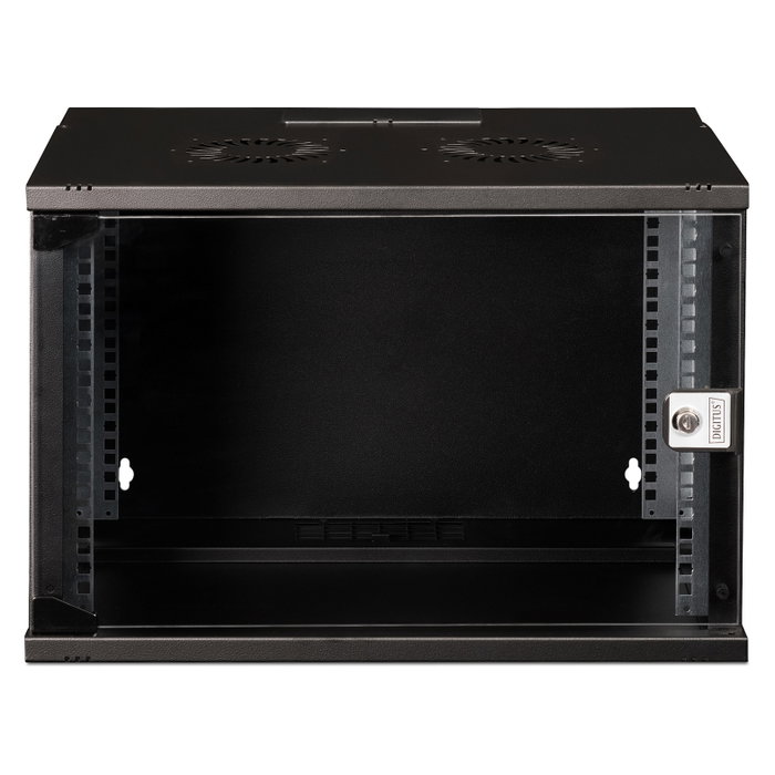 Digitus Armario Rack Mural SOHO Pro 7U, 19 Pulgadas, 540x400x370 mm, Capacidad 60 kg, Gestión de Cables, Negro, Referencia: SOHO PRO 7HE
