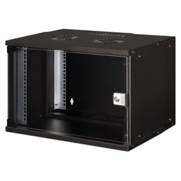 Digitus Armario Rack Mural SOHO Pro 7U, 19 Pulgadas, 540x400x370 mm, Capacidad 60 kg, Gestión de Cables, Negro, Referencia: SOHO PRO 7HE
