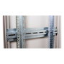 ROLINE 26.21.0068 Rack 47U 19" (600x600 mm) Independiente de Acero Gris con Puertas de Cristal Desmontables, IP20, Peso Máx. 600 kg