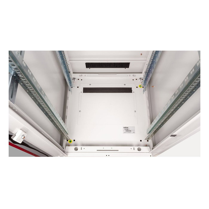 ROLINE 26.21.0068 Rack 47U 19" (600x600 mm) Independiente de Acero Gris con Puertas de Cristal Desmontables, IP20, Peso Máx. 600 kg