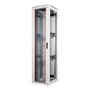 ROLINE 26.21.0068 Rack 47U 19" (600x600 mm) Independiente de Acero Gris con Puertas de Cristal Desmontables, IP20, Peso Máx. 600 kg