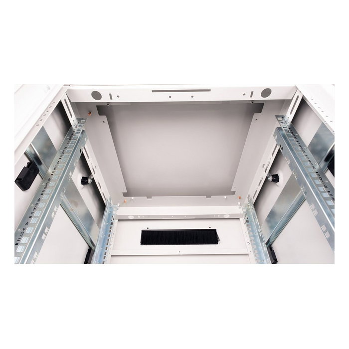 ROLINE 26.21.0068 Rack 47U 19" (600x600 mm) Independiente de Acero Gris con Puertas de Cristal Desmontables, IP20, Peso Máx. 600 kg