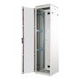 ROLINE 26.21.0068 Rack 47U 19" (600x600 mm) Independiente de Acero Gris con Puertas de Cristal Desmontables, IP20, Peso Máx. 600 kg