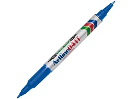 Artline Rotulador Permanente EK-041T Azul Doble Punta 0.4 y 1.0 mm