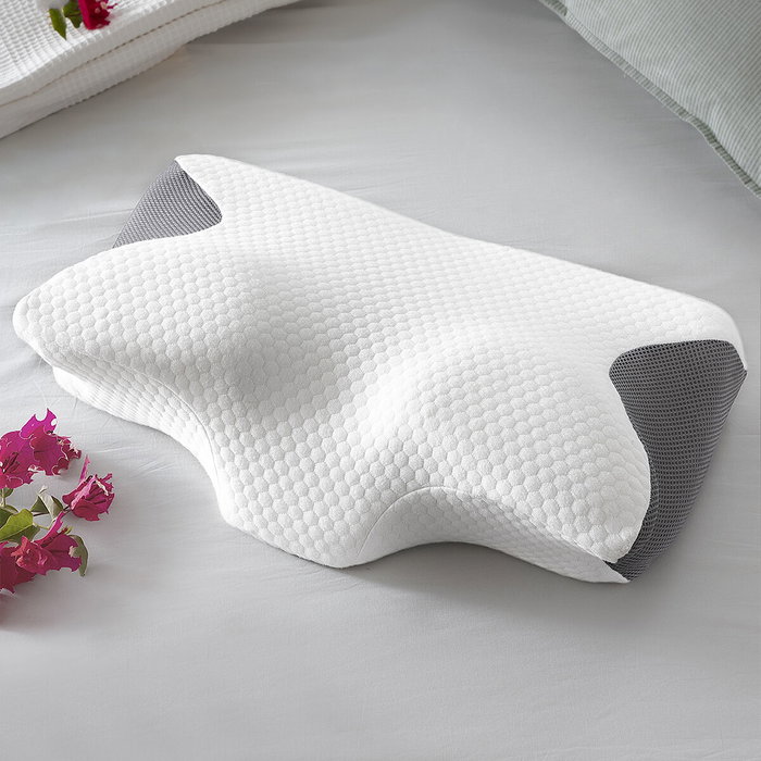 Inde Almohada Viscoelástica Cervical con Contorno Ergo - 4 Unidades Inde Almohada Viscoelástica Cervical con Contorno Ergo - 4 Unidades
