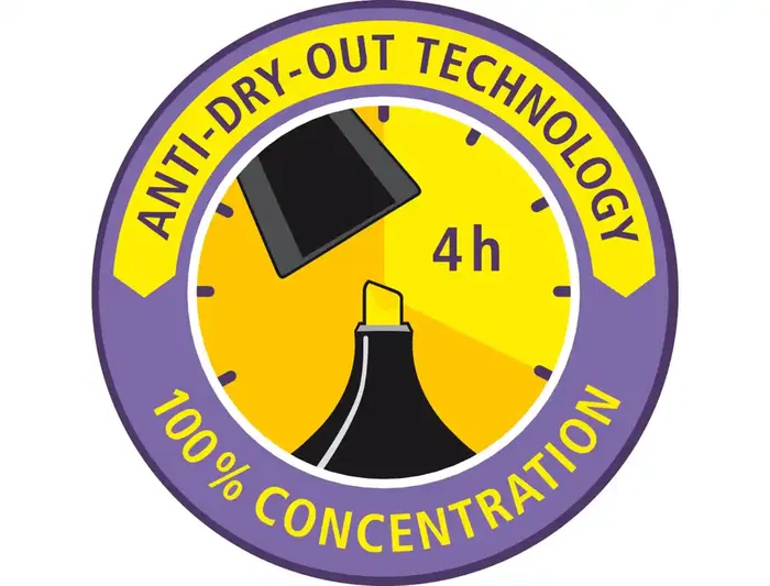 Stabilo Rotulador Fluorescente 72 Amarillo Neón Trazo 2-5 mm Marcador Antiseado