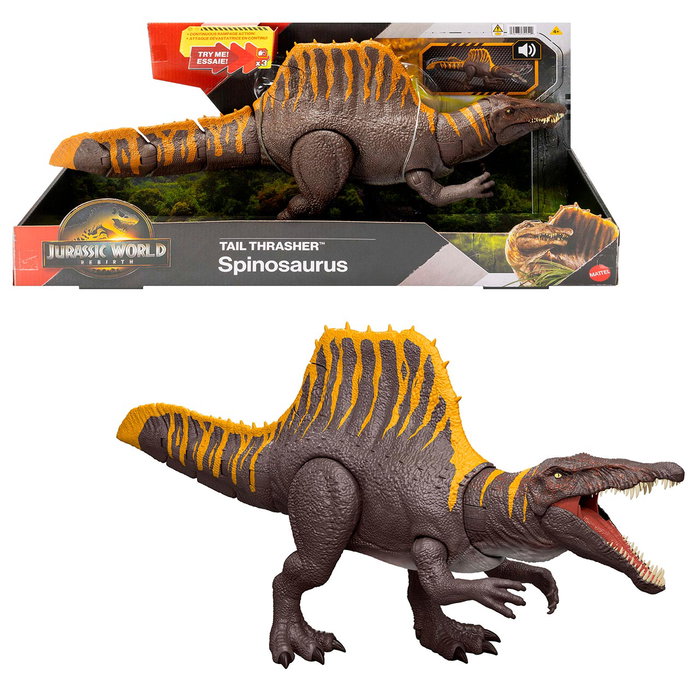 Mattel Figura de Acción Spinosaurus Tail Thrasher Jurassic World Mattel Figura de Acción Spinosaurus Tail Thrasher Jurassic World