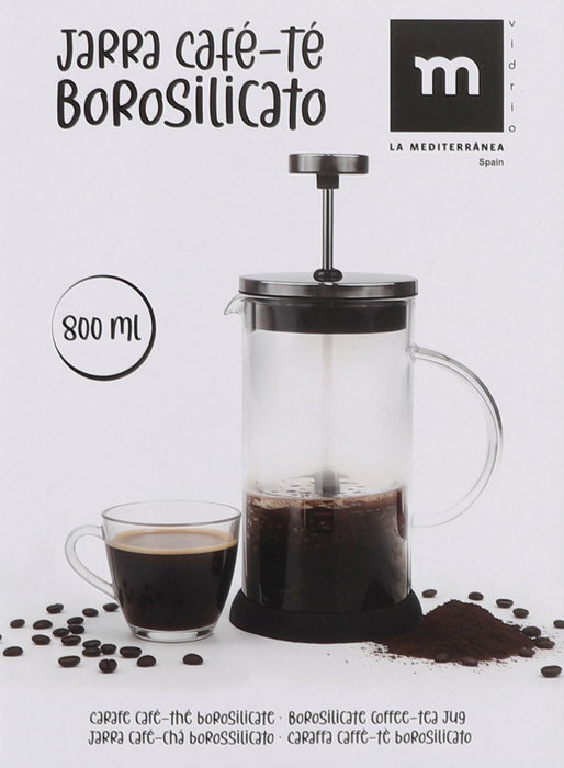 Inde Jarra Café-Té Boro-Ss 800 ml (8 Unidades)