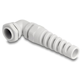 DeLOCK Prensaestopas con alivio de tensión 90° PG11 gris