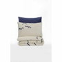 Aucune Juego de Cama Azul 100% Algodón con Funda Nórdica y 2 Fundas de Almohada