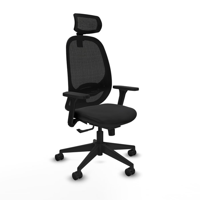 PIQUERAS Y CRESPO Silla de oficina Cilanco con mecanismo Sincro, Negro PIQUERAS Y CRESPO Silla de oficina Cilanco con mecanismo Sincro, Negro