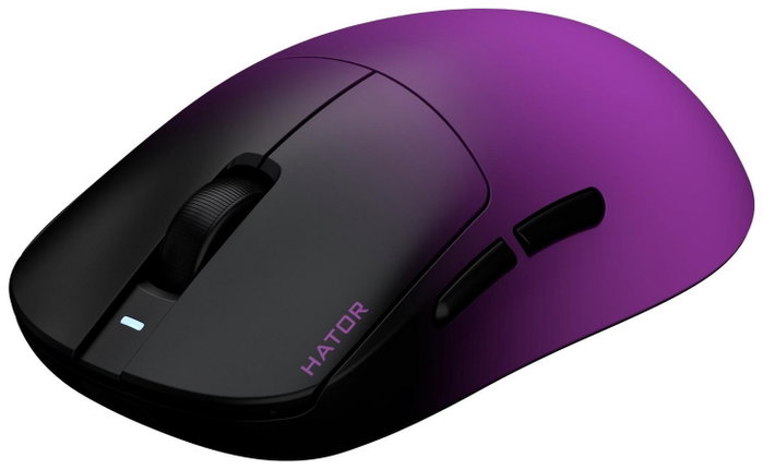 Hator Quasar 3 Ultima ratón gaming inalámbrico 30000 dpi fioletowy