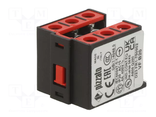 PIZZATO ELETTRICA Bloque de contacto NC x2 + NO 10A