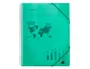 Liderpapel Carpeta Escaparate con Espiral 20 Fundas Polipropileno DIN A5 Verde