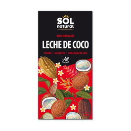 Sol Natural Chocolate con Leche de Coco Vegano Bio 70g