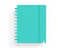 Carchivo Cuaderno Carchivo Ingeniox Foam A4 80 Hojas Cuadricula Menta Pastel Sistema Discos 100gr