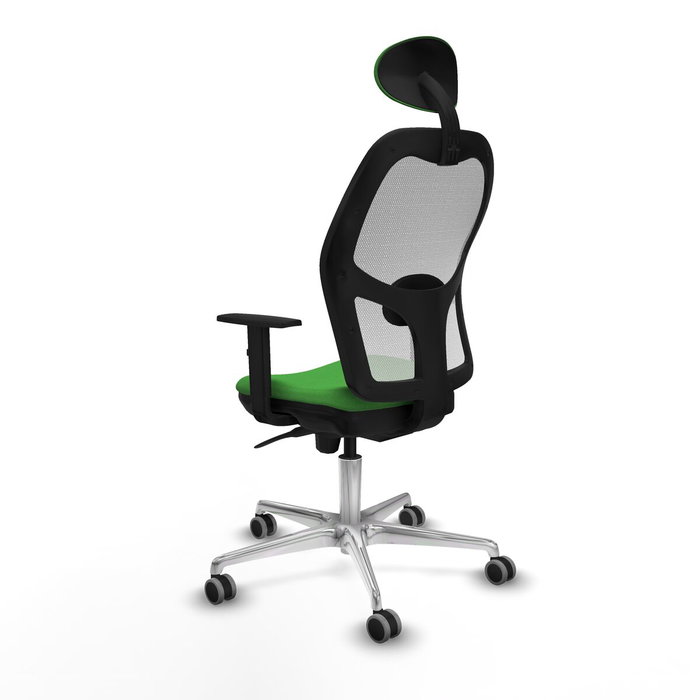 PIQUERAS Y CRESPO Silla de oficina Jorquera Verde y Blanco