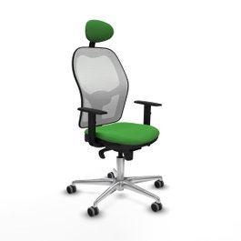 PIQUERAS Y CRESPO Silla de oficina Jorquera Verde y Blanco