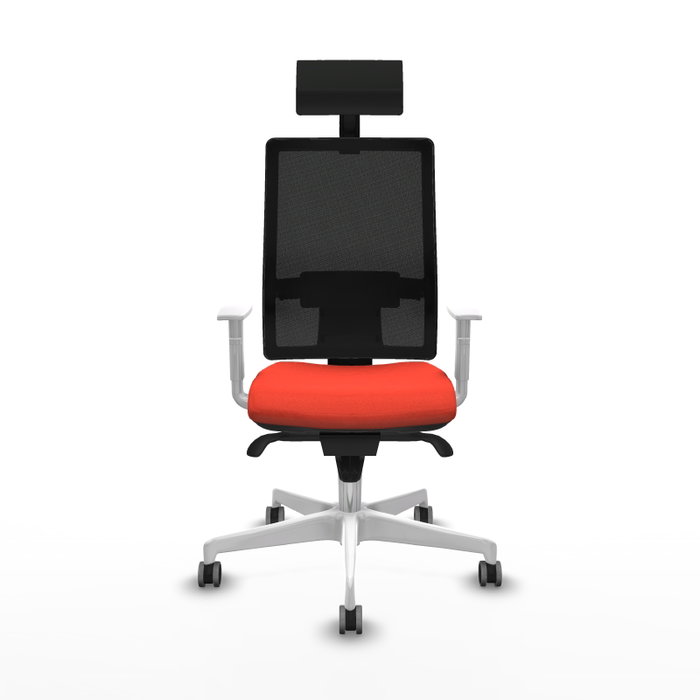 PIQUERAS Y CRESPO Silla de oficina Horna Naranja oscuro y Negro PIQUERAS Y CRESPO Silla de oficina Horna Naranja oscuro y Negro