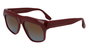 Victoria Beckham VB603S-604 con cristales marrón degradado y montura roja