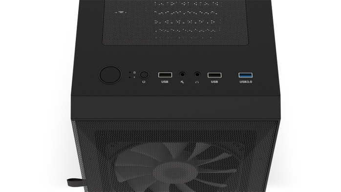 KRUX Vako Caja ATX con Ventiladores RGB, Compacta y Espaciosa