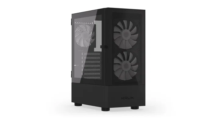 KRUX Vako Caja ATX con Ventiladores RGB, Compacta y Espaciosa