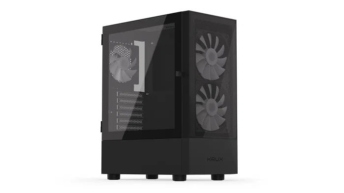 KRUX Vako Caja ATX con Ventiladores RGB, Compacta y Espaciosa