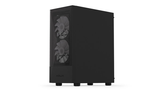 KRUX Vako Caja ATX con Ventiladores RGB, Compacta y Espaciosa