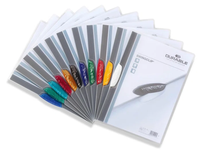 Durable Carpeta Swingclip Dossier con Pinza Giratoria DIN A4 Colores Surtidos