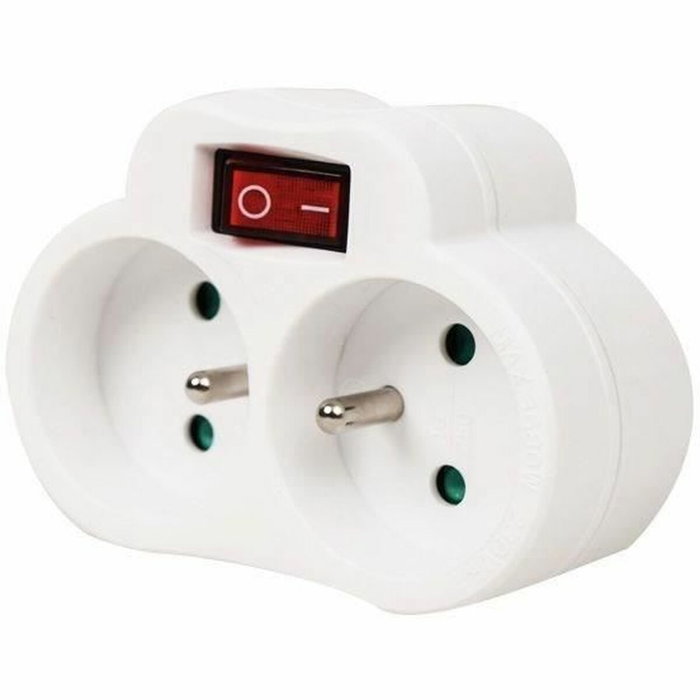 Aucune Biplite - GAO 2x16A con interruptor, compatible con NF Aucune Biplite - GAO 2x16A con interruptor, compatible con NF