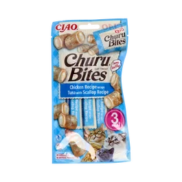 Churu Vet Churu Cat Bites Receta De Atun Con Vieira 1 Bolsa De 3 Stick