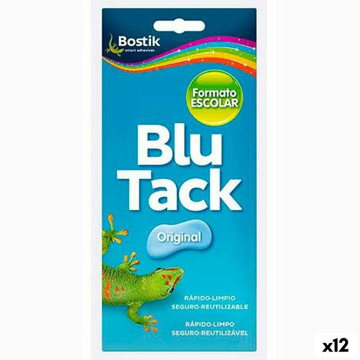 BLU-TACK Masilla Adhesiva Azul Formato Escolar 90g
