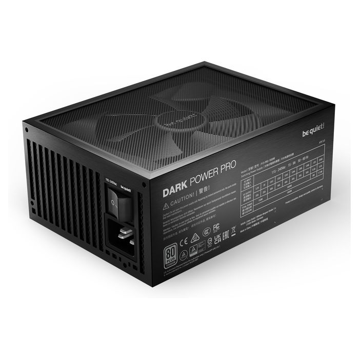 Be Quiet! Dark Power PRO 13 1600W 80+ Titanium ATX 3.1 Fuente de Alimentación Modular