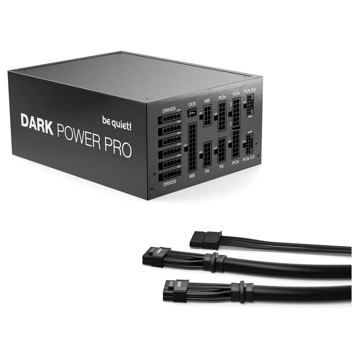 Be Quiet! Dark Power PRO 13 1600W 80+ Titanium ATX 3.1 Fuente de Alimentación Modular