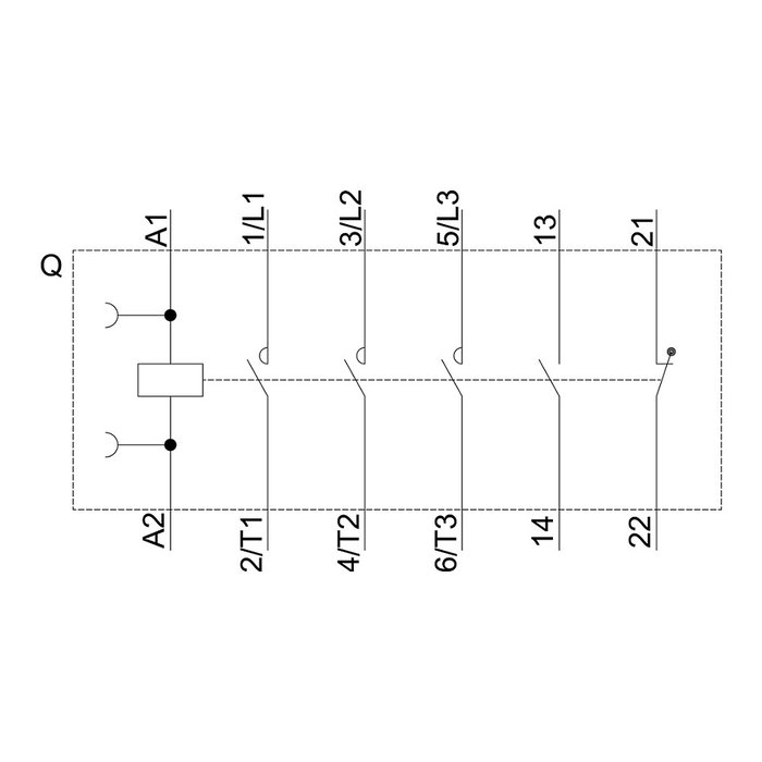 Siemens 3RT2026-1AP00 Contactor AC-3 11kW 230VAC Siemens 3RT2026-1AP00 Contactor AC-3 11kW 230VAC