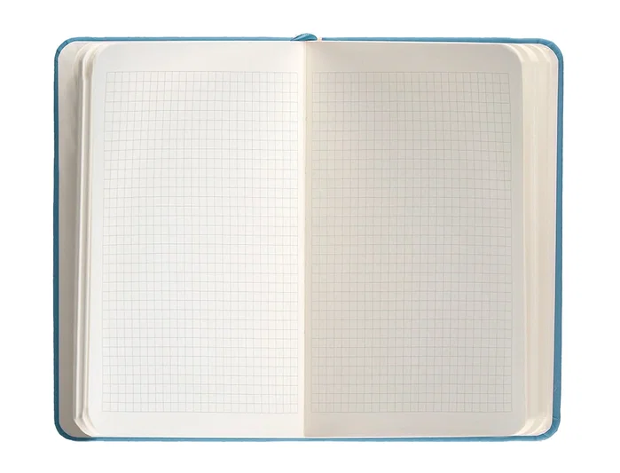 Antartik Cuaderno A6 Tapa Dura Hojas Cuadriculadas Azul Claro 100 Hojas 80gr FSC