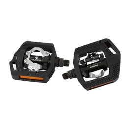 Shimano SPD T421 Juego de Pedales Mixtos de Aluminio con Reflectantes 423g