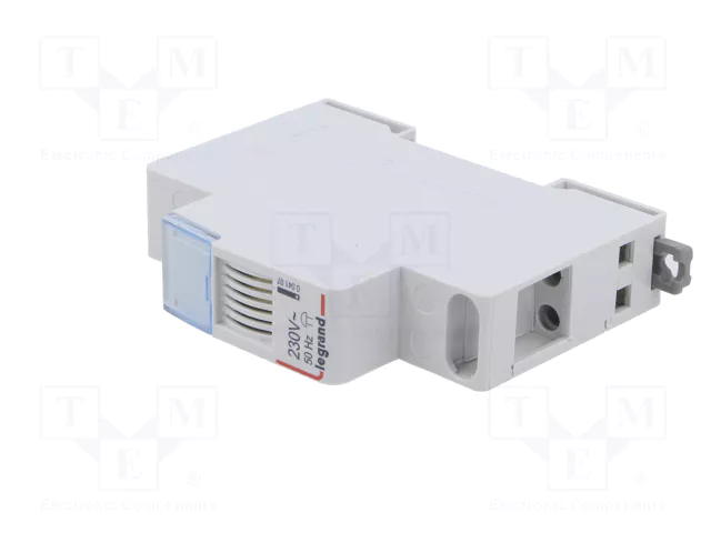 LEGRAND Indicador para raíl DIN 230VAC Señalización de timbre LEGRAND Indicador para raíl DIN 230VAC Señalización de timbre