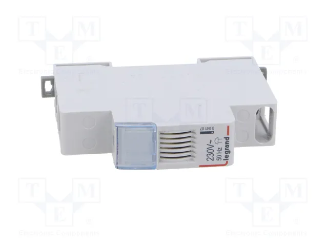 LEGRAND Indicador para raíl DIN 230VAC Señalización de timbre LEGRAND Indicador para raíl DIN 230VAC Señalización de timbre