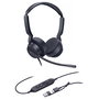 Yealink UH42 SE Auriculares Binaurales con Cable USB-C/A para Oficina, Negro - Certificados Teams