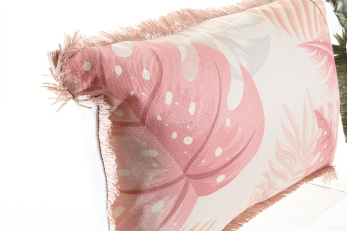 DKD Home Decor Cojín de Poliéster Diseño de Hojas, Surtido de 2 Unidades DKD Home Decor Cojín de Poliéster Diseño de Hojas, Surtido de 2 Unidades