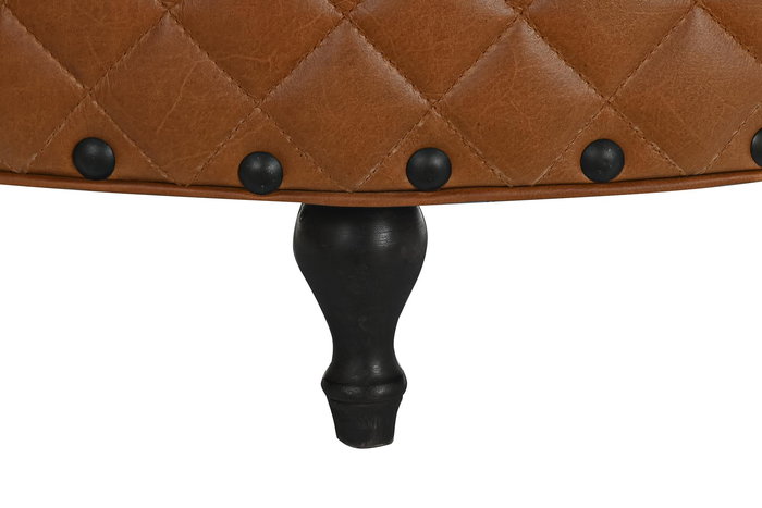 DKD Home Decor Reposapiés Vintage Marrón 94 x 54 x 94 cm