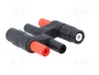 FLUKE Adaptador de 2 tomas banana de 4mm a conector BNC