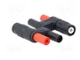 FLUKE Adaptador de 2 tomas banana de 4mm a conector BNC
